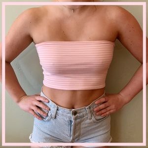 Baby Pink Topshop Tube Top
